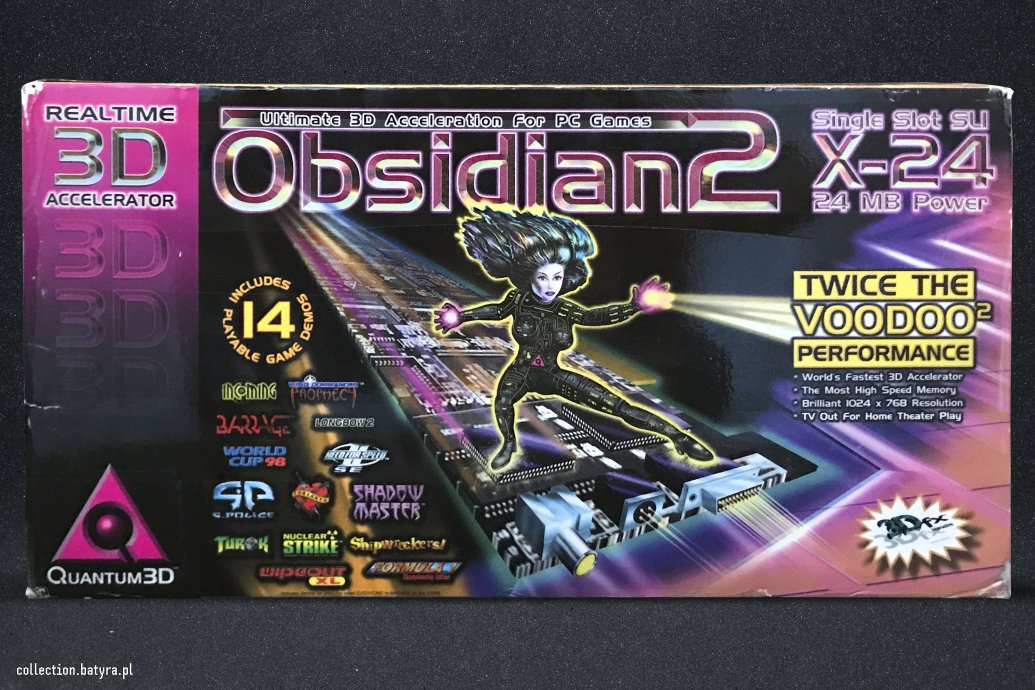 Voodoo 2 Quantum3D Obsidian2 X-24