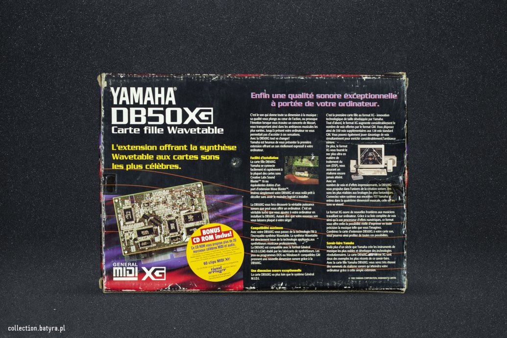 Yamaha DB-50XG Wavetable Daughterboard