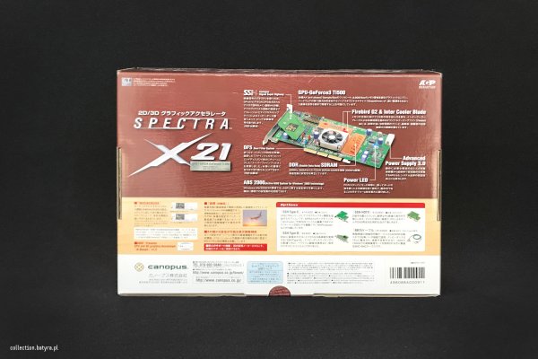 GeForce 3 Ti 500 Canopus Spectra X21