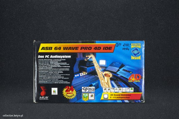 Adlib Multimedia ASB 64 Wave Pro 3D